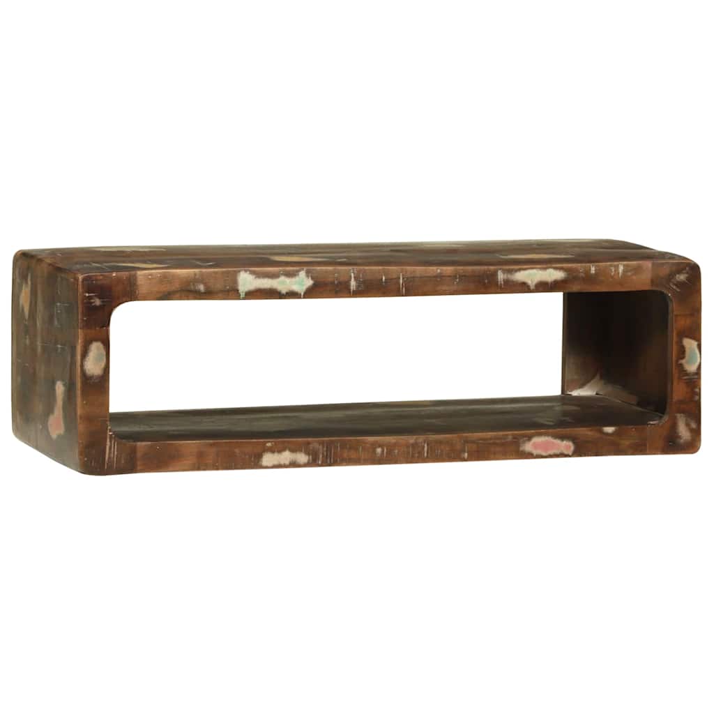 vidaXL TV-Schränk Mehrfarbig 80 x 30 x 25 cm Massivholz Altholz