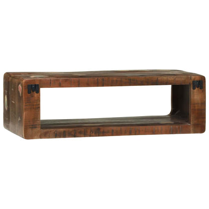 vidaXL TV-Schränk Mehrfarbig 80 x 30 x 25 cm Massivholz Altholz