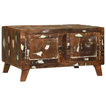 vidaXL Couchtisch Mehrfarbig Massives upgecyceltes Holz