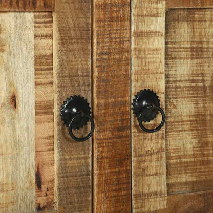 Couchtisch Braun 80 x 54 x 45 cm Massivholz Mango