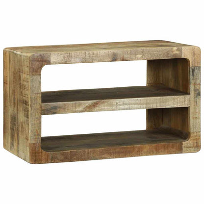 vidaXL TV-Schränk mit Regal Braun 60 x 32 x 36 cm Massivholz Mango