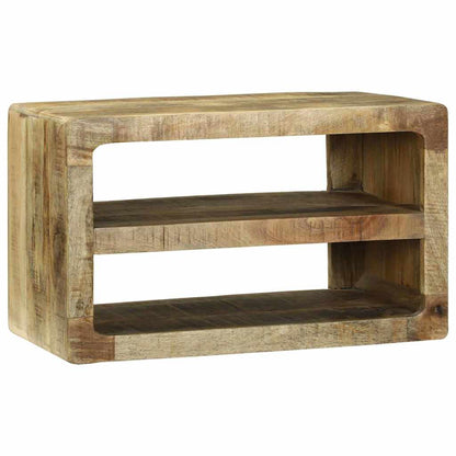 vidaXL TV-Schränk mit Regal Braun 60 x 32 x 36 cm Massivholz Mango