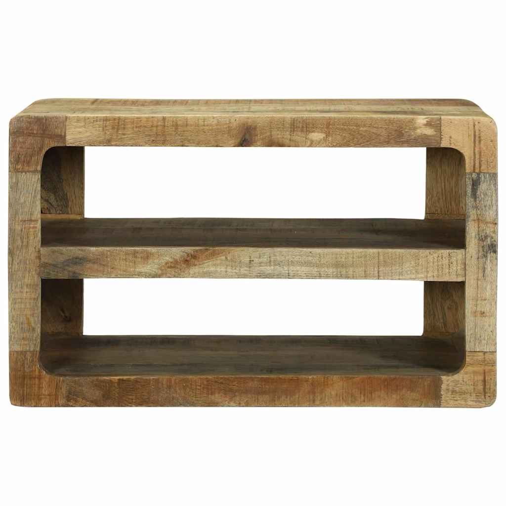 vidaXL TV-Schränk mit Regal Braun 60 x 32 x 36 cm Massivholz Mango
