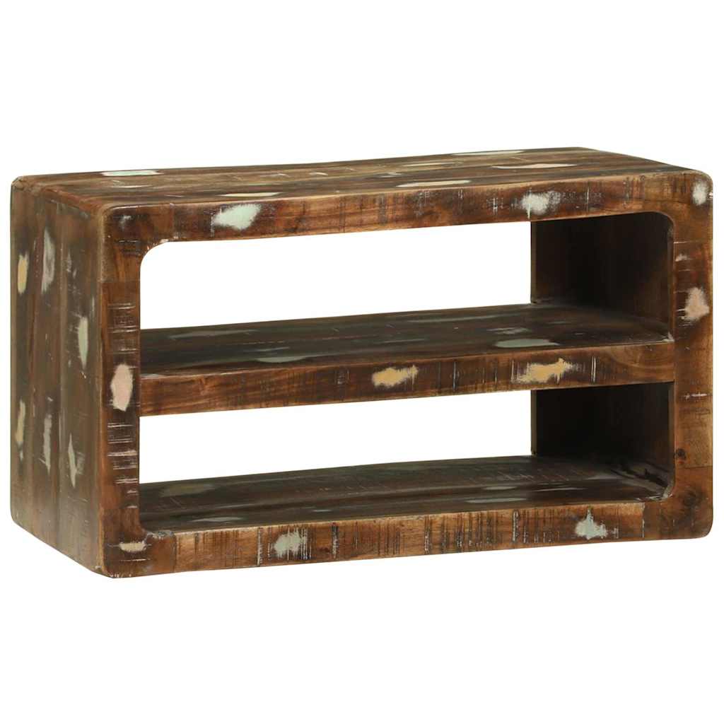 vidaXL TV-Schränk Mehrfarbig 60 x 32 x 36 cm Massivholz Altholz