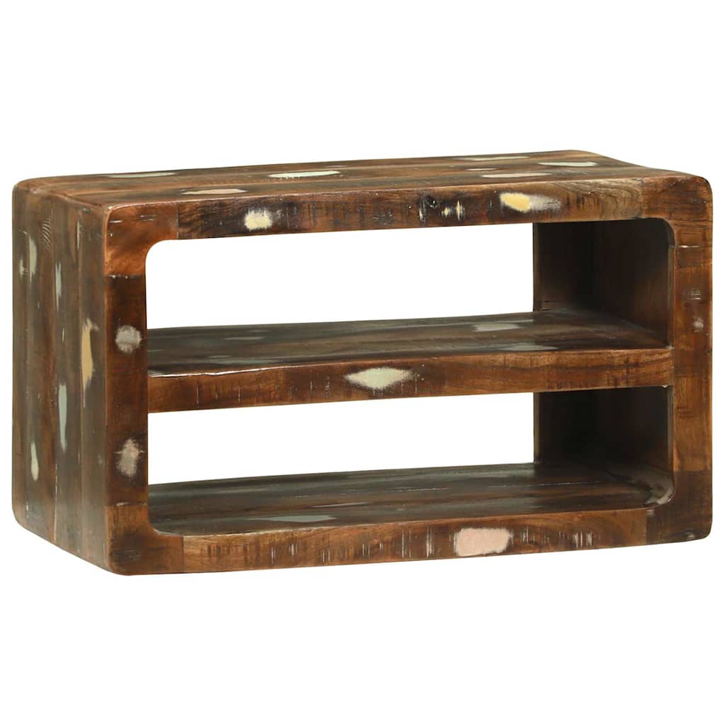 vidaXL TV-Schränk Mehrfarbig 60 x 32 x 36 cm Massivholz Altholz