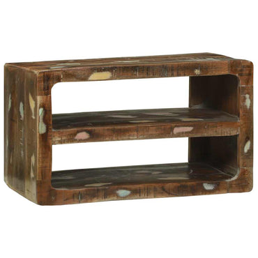 vidaXL TV-Schränk Mehrfarbig 60 x 32 x 36 cm Massivholz Altholz