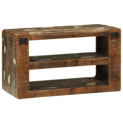 vidaXL TV-Schränk Mehrfarbig 60 x 32 x 36 cm Massivholz Altholz