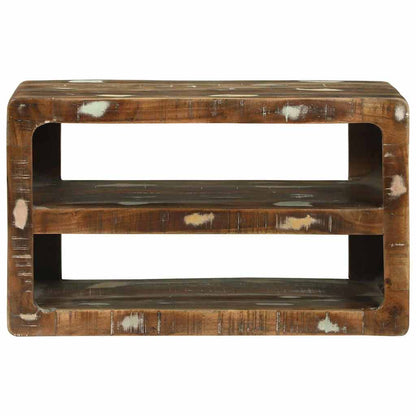 vidaXL TV-Schränk Mehrfarbig 60 x 32 x 36 cm Massivholz Altholz