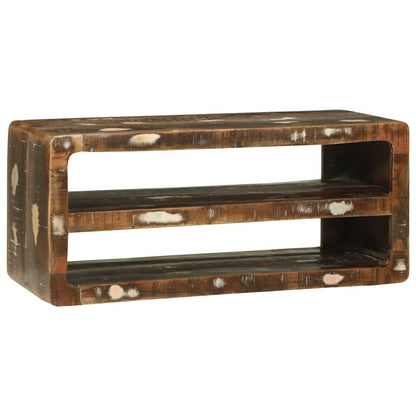 vidaXL TV-Schränk Mehrfarbig 80 x 32 x 36 cm Massivholz Altholz