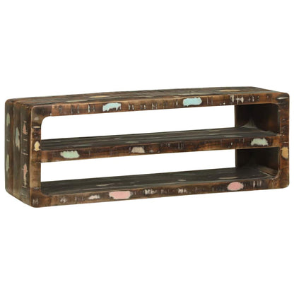vidaXL TV-Schränk Mehrfarbig 100 x 32 x 36 cm Massivholz Altholz