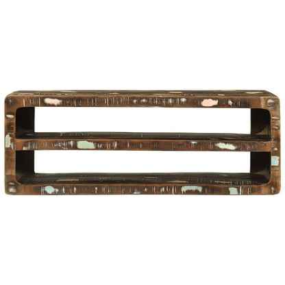 vidaXL TV-Schränk Mehrfarbig 100 x 32 x 36 cm Massivholz Altholz
