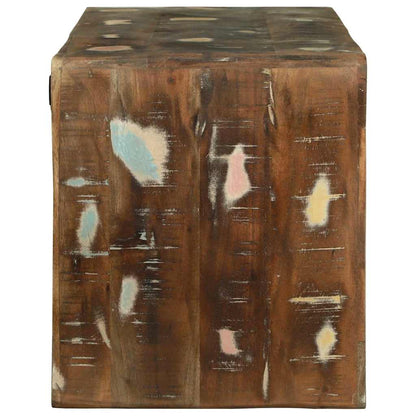 vidaXL TV-Schränk Mehrfarbig 100 x 32 x 36 cm Massivholz Altholz