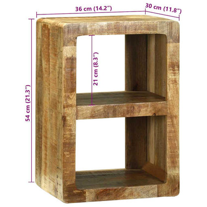 vidaXL TV-Schränk mit Regal Braun 36 x 30 x 54 cm Massivholz Mango