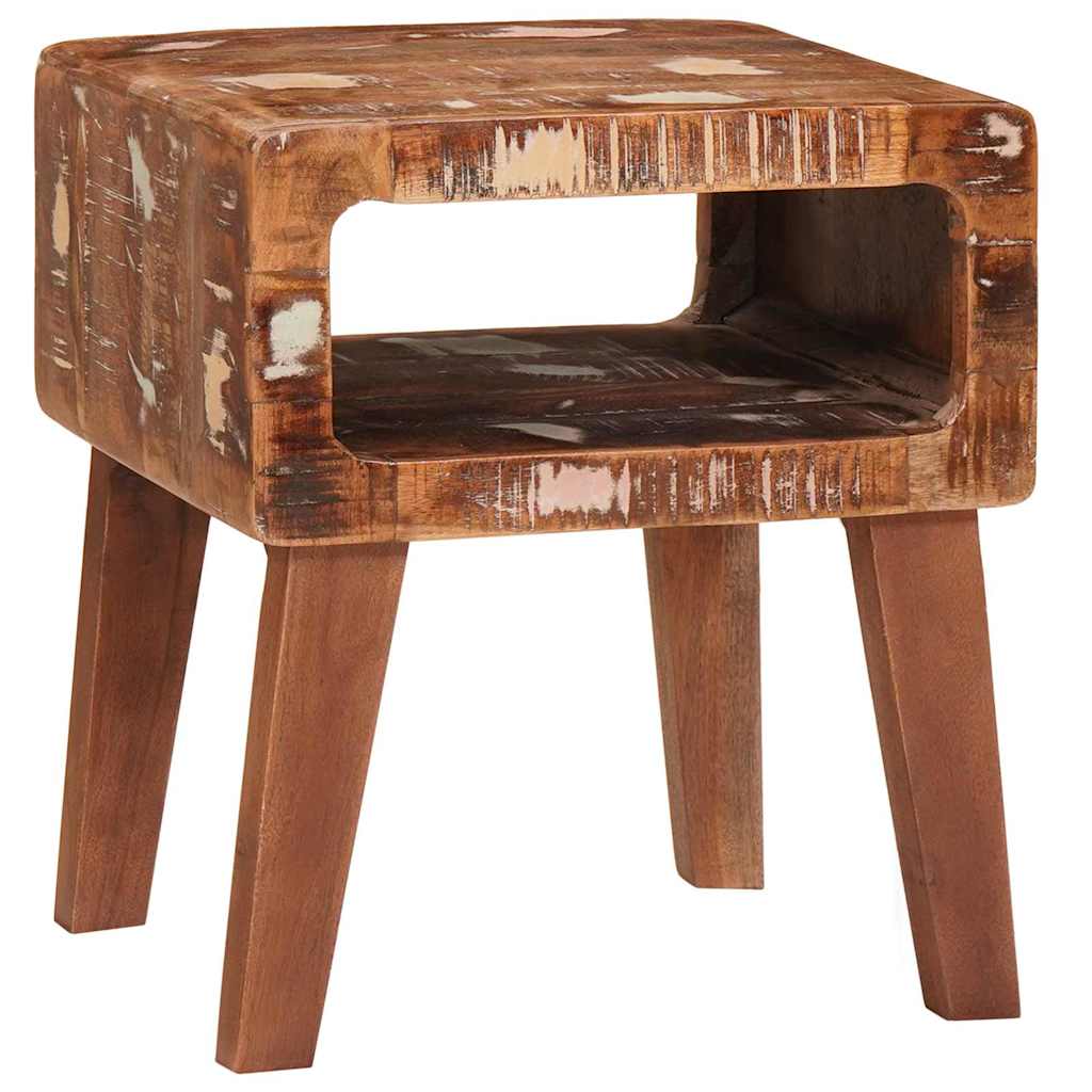 vidaXL Table d'appoint marron 40 x 32 x 46 cm Bois massif recyclé
