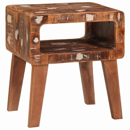 vidaXL Table d'appoint marron 40 x 32 x 46 cm Bois massif recyclé
