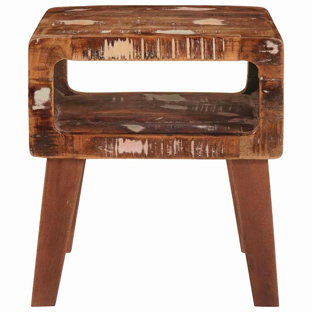 vidaXL Table d'appoint marron 40 x 32 x 46 cm Bois massif recyclé