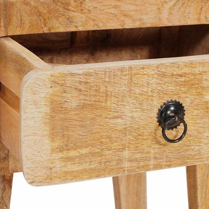 Beistelltisch Braun 40 x 32 x 46 cm Massivholz Mango