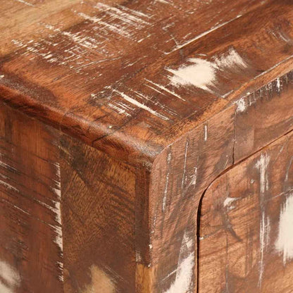 vidaXL Beistelltisch Braun 40 x 32 x 46 cm Massives upgecyceltes Holz