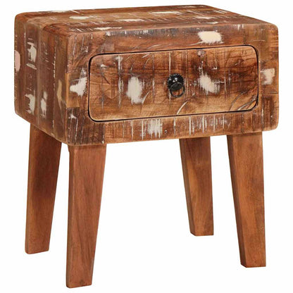 vidaXL Beistelltisch Braun 40 x 32 x 46 cm Massives upgecyceltes Holz