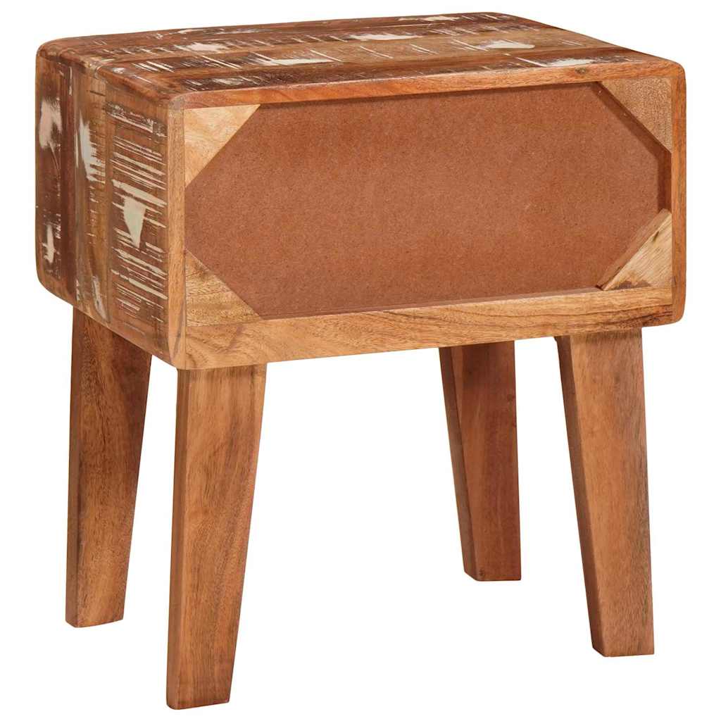 vidaXL Beistelltisch Braun 40 x 32 x 46 cm Massives upgecyceltes Holz
