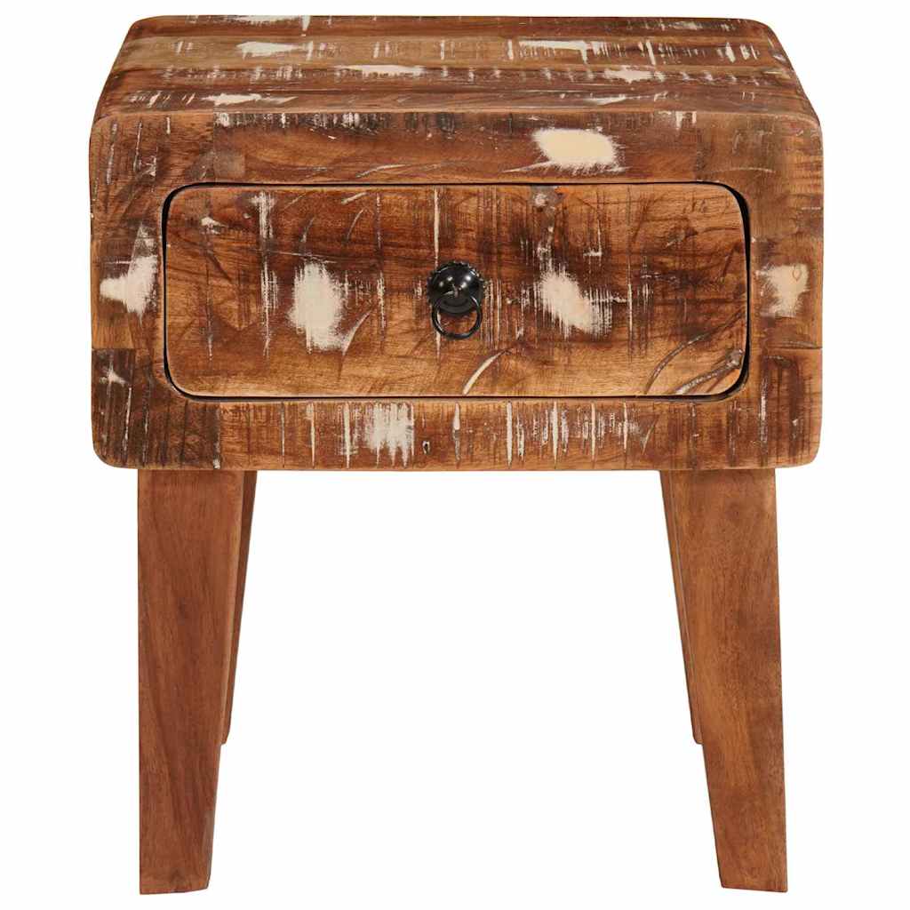 vidaXL Beistelltisch Braun 40 x 32 x 46 cm Massives upgecyceltes Holz