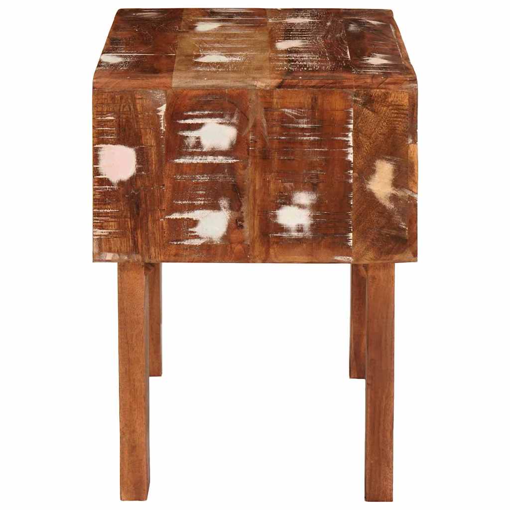 vidaXL Beistelltisch Braun 40 x 32 x 46 cm Massives upgecyceltes Holz