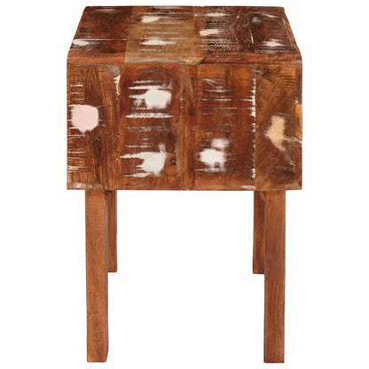 vidaXL Beistelltisch Braun 40 x 32 x 46 cm Massives upgecyceltes Holz