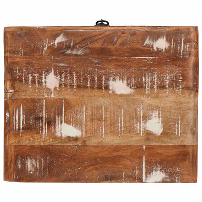 vidaXL Beistelltisch Braun 40 x 32 x 46 cm Massives upgecyceltes Holz