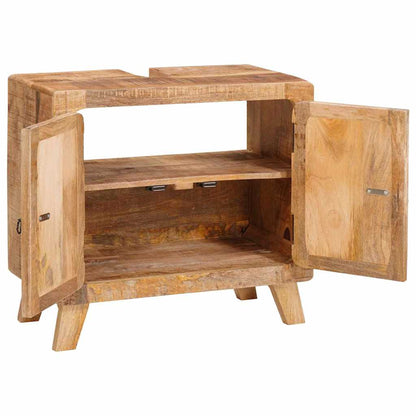 vidaXL Badezimmerschrank mit Regal mit Speicher mit Tür