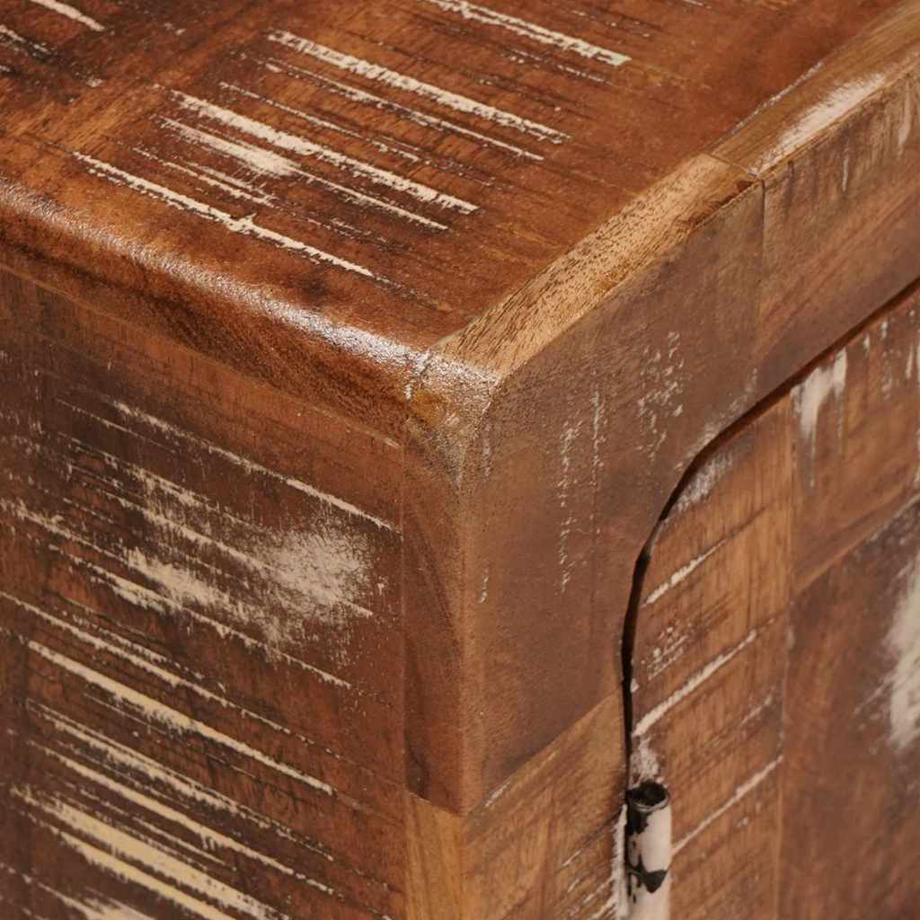 vidaXL Badezimmerschrank Massives Reclaimed Holz und Ingenieurholz