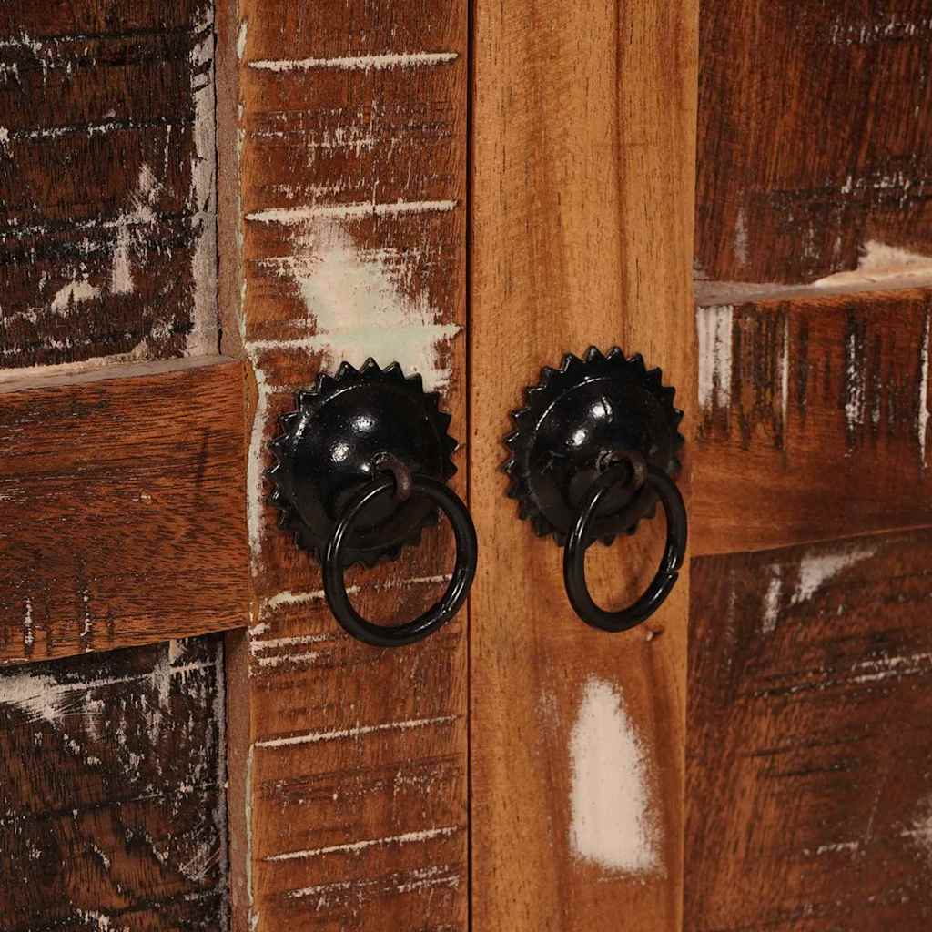 vidaXL Badezimmerschrank Massives Reclaimed Holz und Ingenieurholz