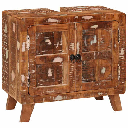 vidaXL Badezimmerschrank Massives Reclaimed Holz und Ingenieurholz