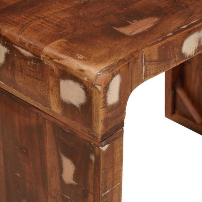 vidaXL Table d'appoint marron 60 x 35 x 46 cm en bois massif recyclé