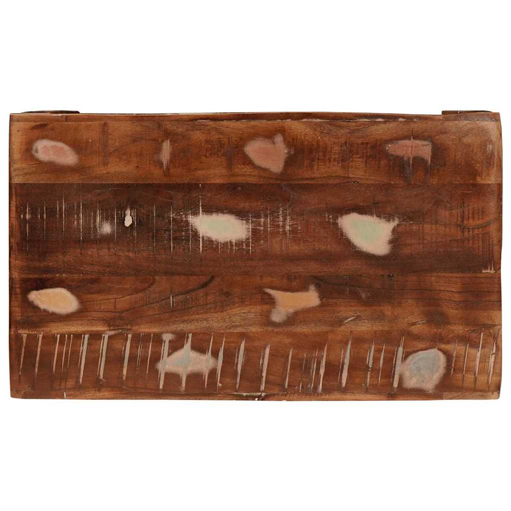 vidaXL Table d'appoint marron 60 x 35 x 46 cm en bois massif recyclé