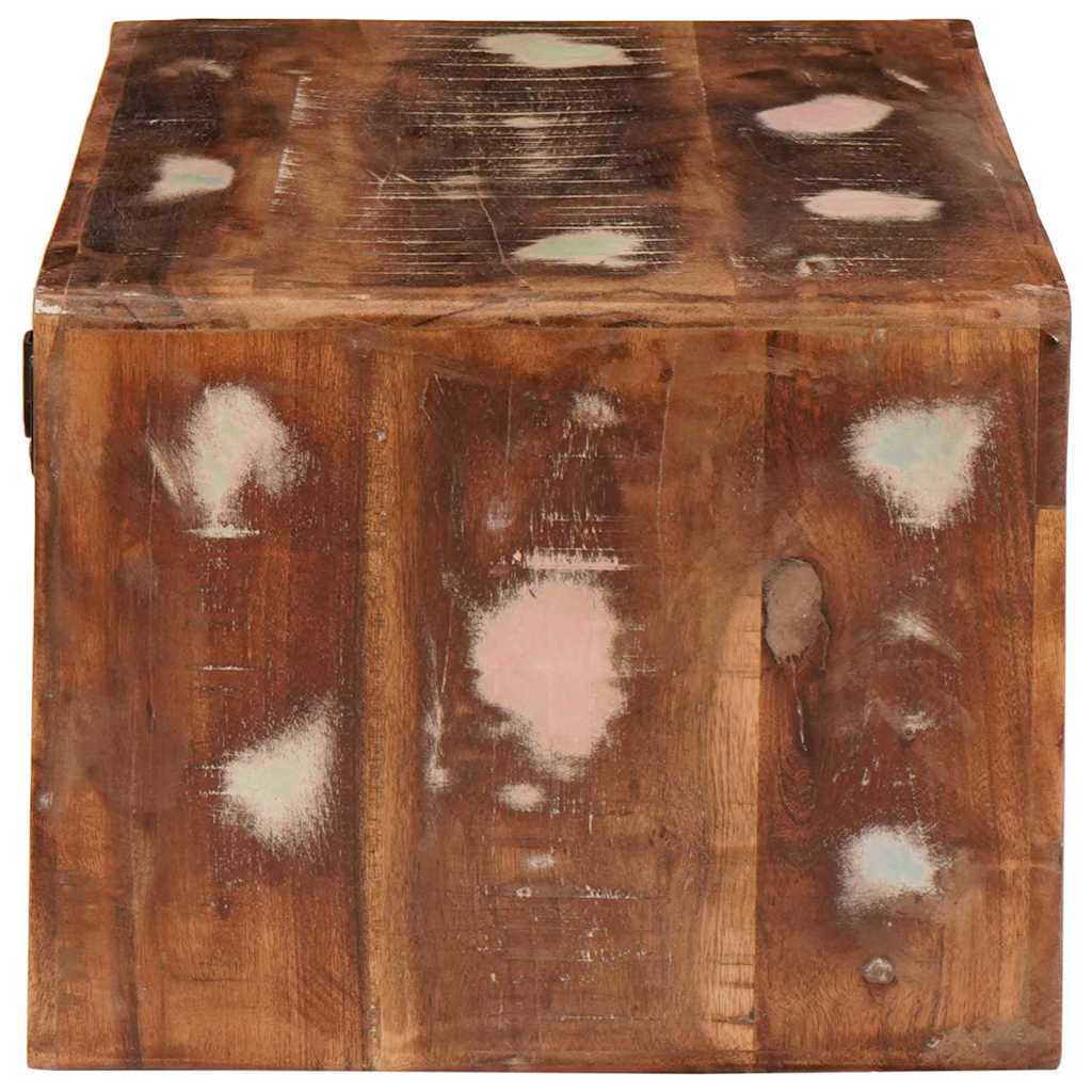 Nachttisch Braun 45 x 30 x 24 cm Massives upgecyceltes Holz