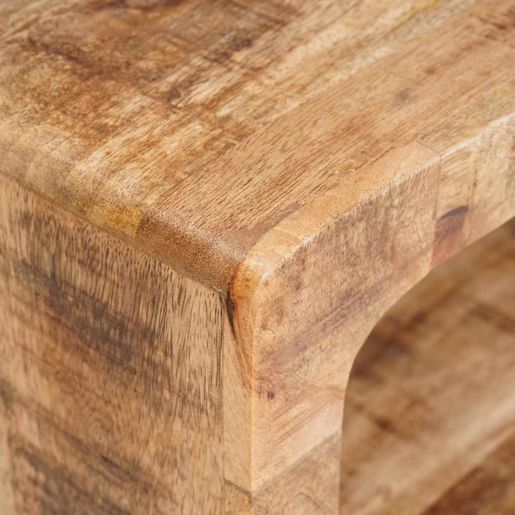 vidaXL Nachttisch 2 pcs Braun 45 x 30 x 24 cm Massivholz Mango