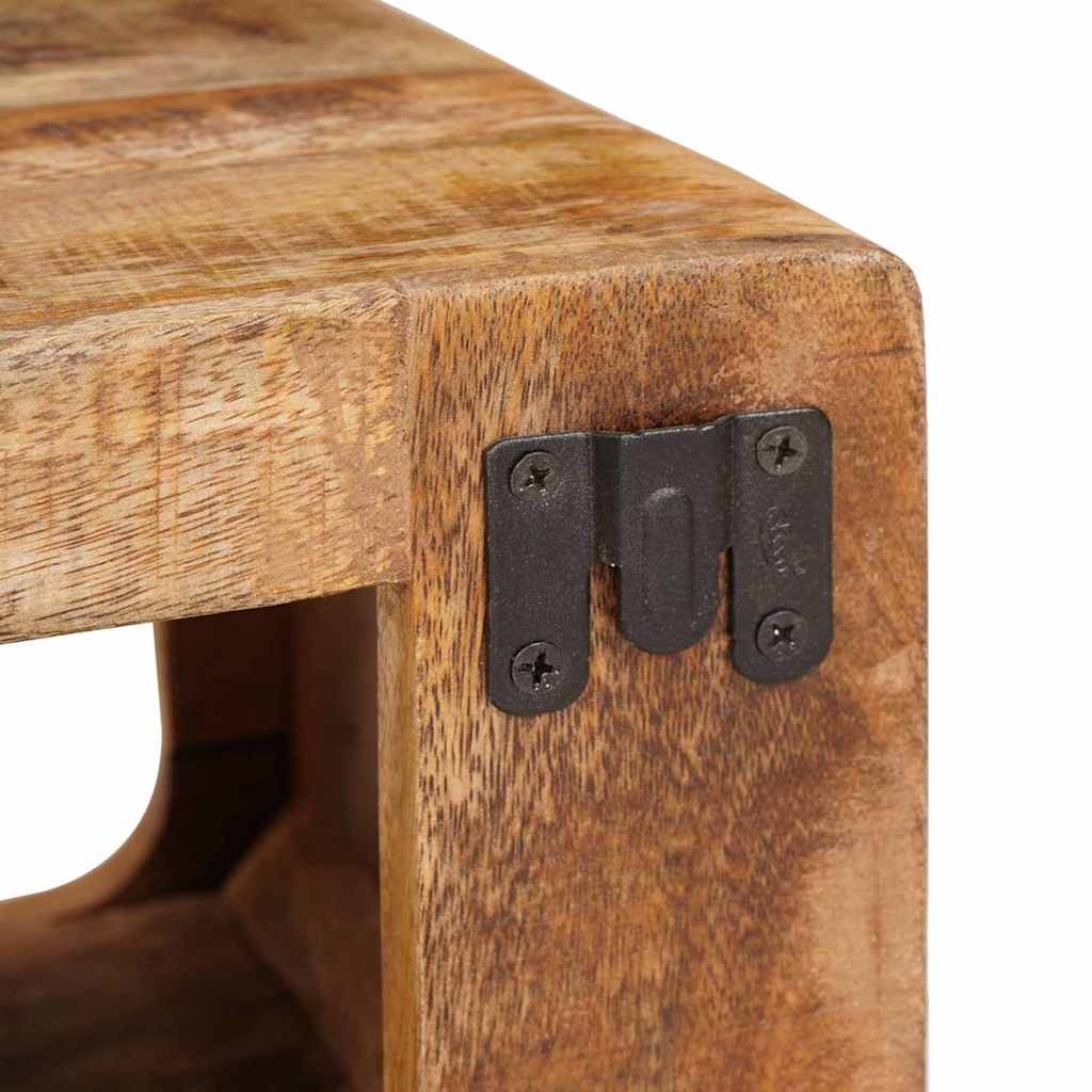 vidaXL Nachttisch 2 pcs Braun 45 x 30 x 24 cm Massivholz Mango