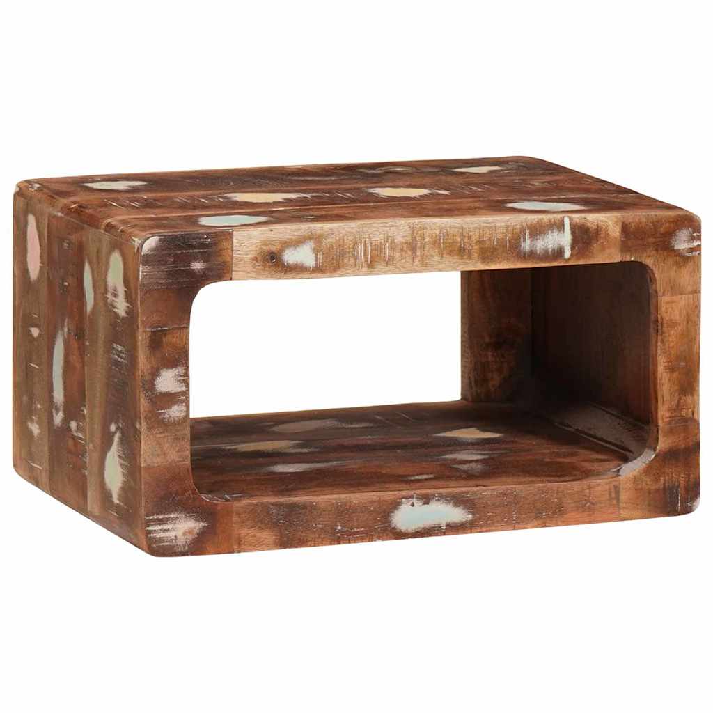 vidaXL Nachttisch 2 pcs Braun Massives upgecyceltes Holz