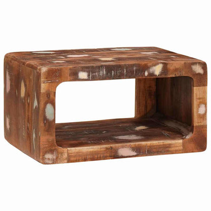 vidaXL Nachttisch 2 pcs Braun Massives upgecyceltes Holz