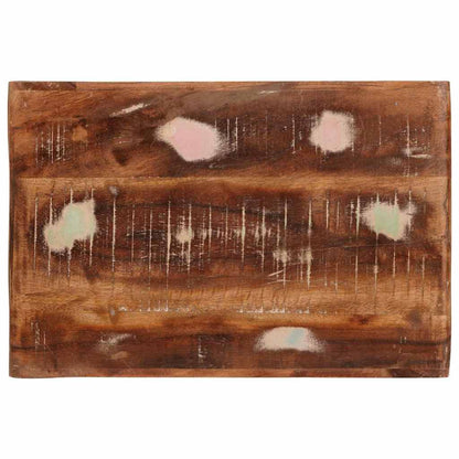 vidaXL Nachttisch 2 pcs Braun Massives upgecyceltes Holz