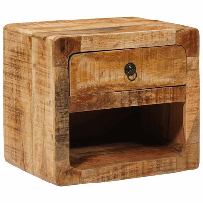 vidaXL Wandregal Nachtschrank Braun 40 x 30 x 36 cm Massivholz Mango