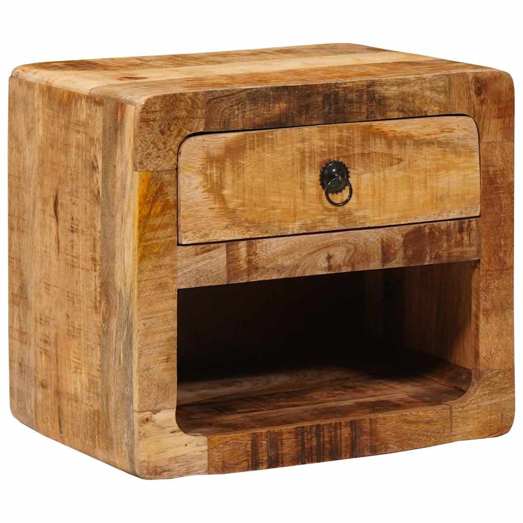 vidaXL Wandregal Nachtschrank Braun 40 x 30 x 36 cm Massivholz Mango