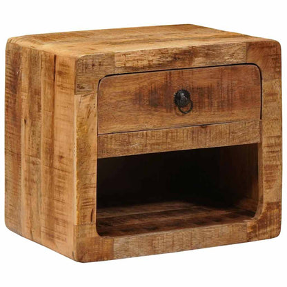 vidaXL Wandregal Nachtschrank Braun 40 x 30 x 36 cm Massivholz Mango
