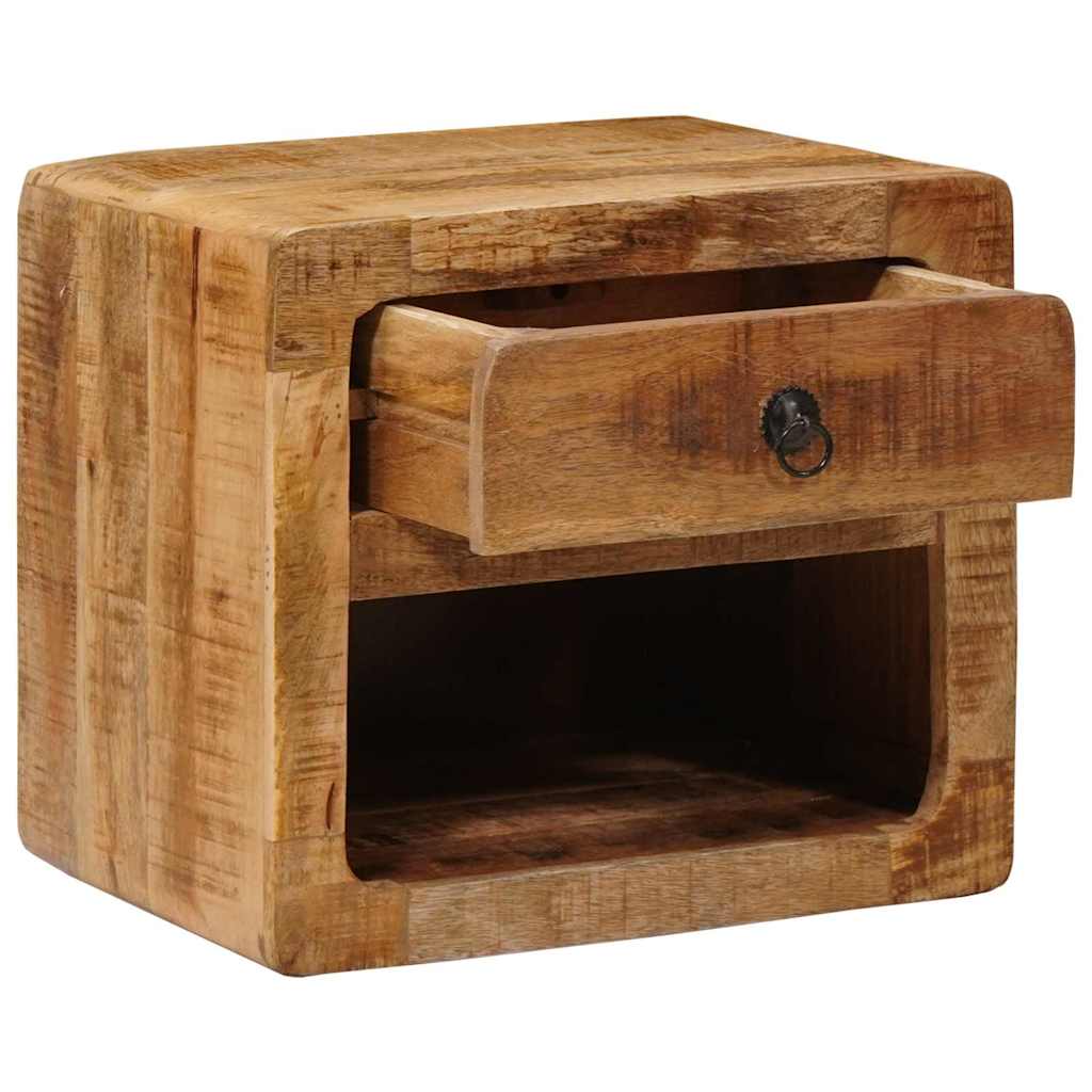 vidaXL Wandregal Nachtschrank Braun 40 x 30 x 36 cm Massivholz Mango