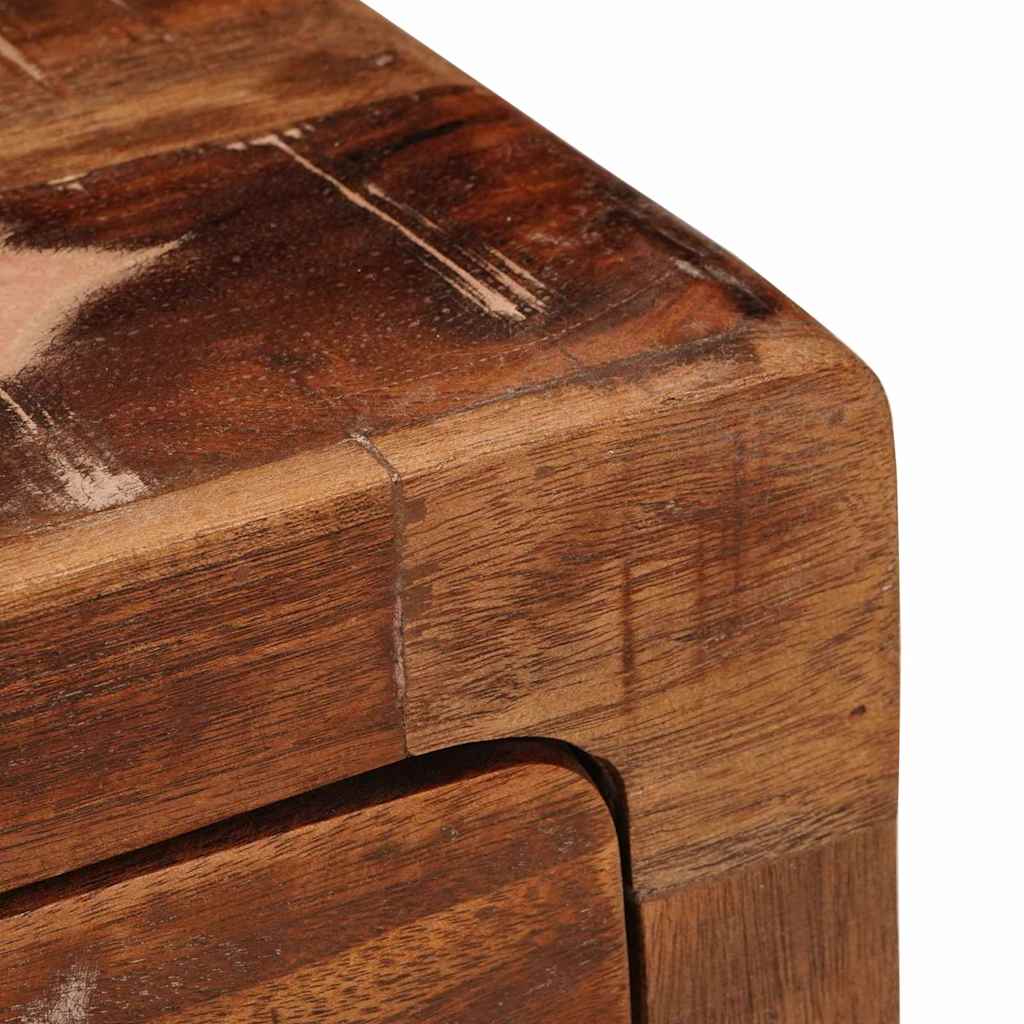 vidaXL Wandregal Nachtschrank mit Regal Mehrfarbig 40 x 30 x 36 cm