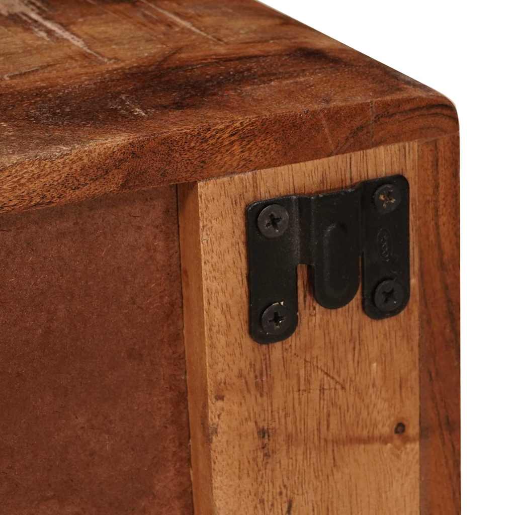 vidaXL Wandregal Nachtschrank mit Regal Mehrfarbig 40 x 30 x 36 cm