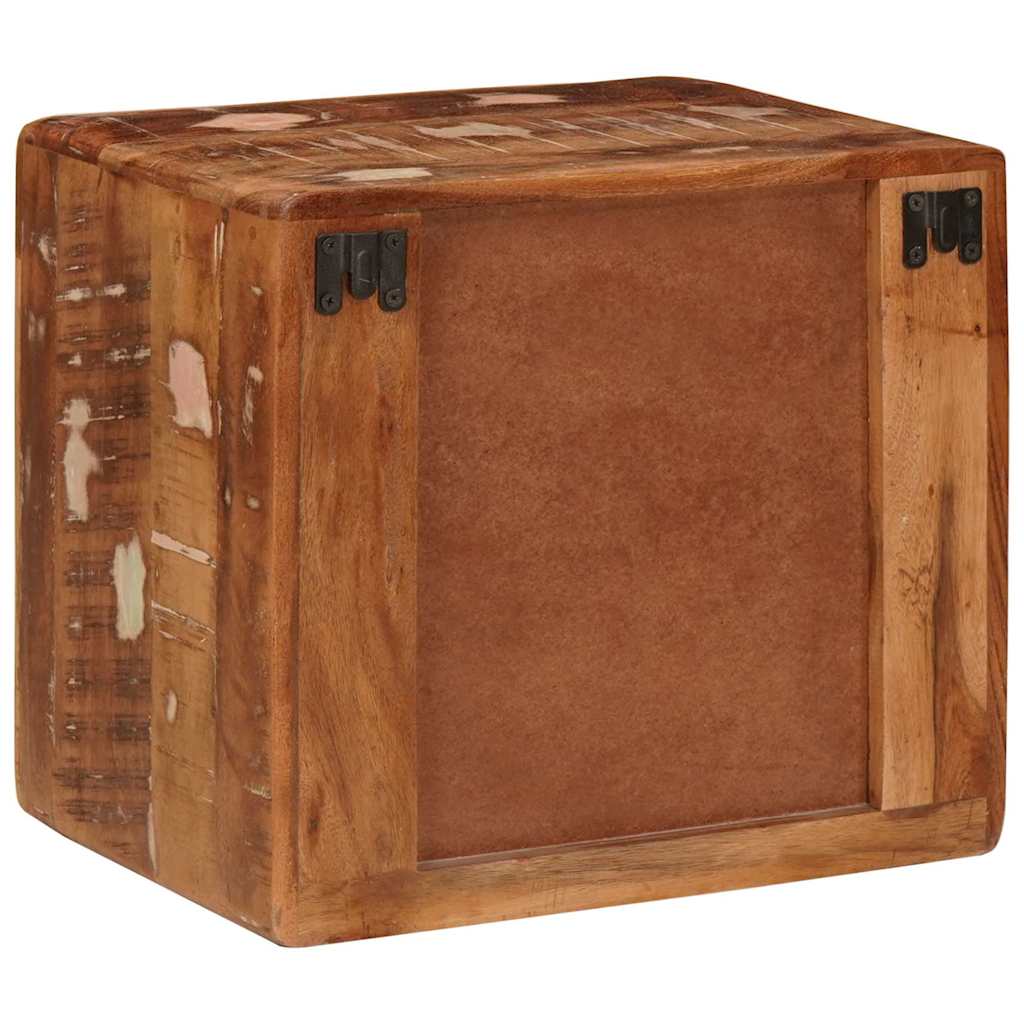 vidaXL Wandregal Nachtschrank mit Regal Mehrfarbig 40 x 30 x 36 cm