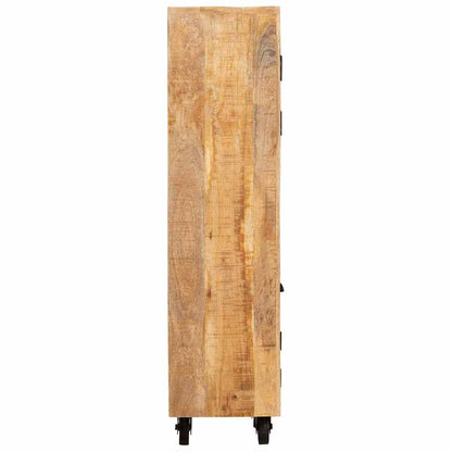 vidaXL Highboard Braun 40 x 30 x 120,5 cm Massivholz Mango