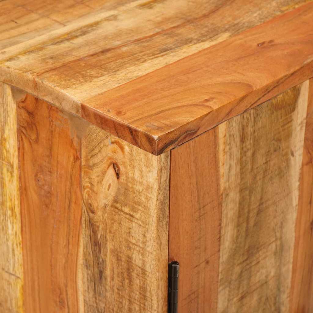 vidaXL Stauraumschränke mit Tür Braun 55 x 35 x 75 cm Massivholz Mango