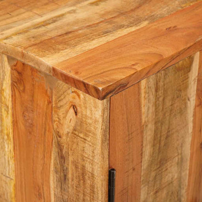 vidaXL Stauraumschränke mit Tür Braun 55 x 35 x 75 cm Massivholz Mango